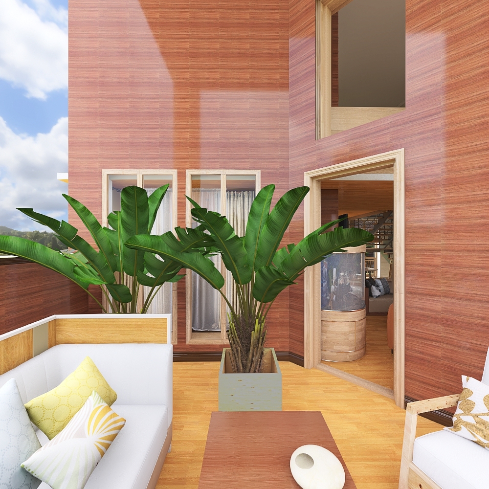 #HSDA2020Residential  Wooden House Far Away 3d design renderings