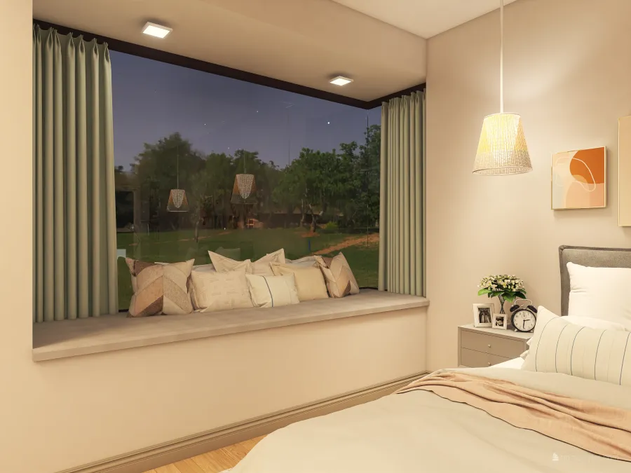 Kamar Tidur 3d design renderings