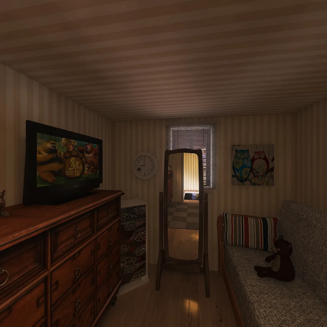 1705 1/2 Lemoyne Bedroom Remodel 2020 3d design renderings