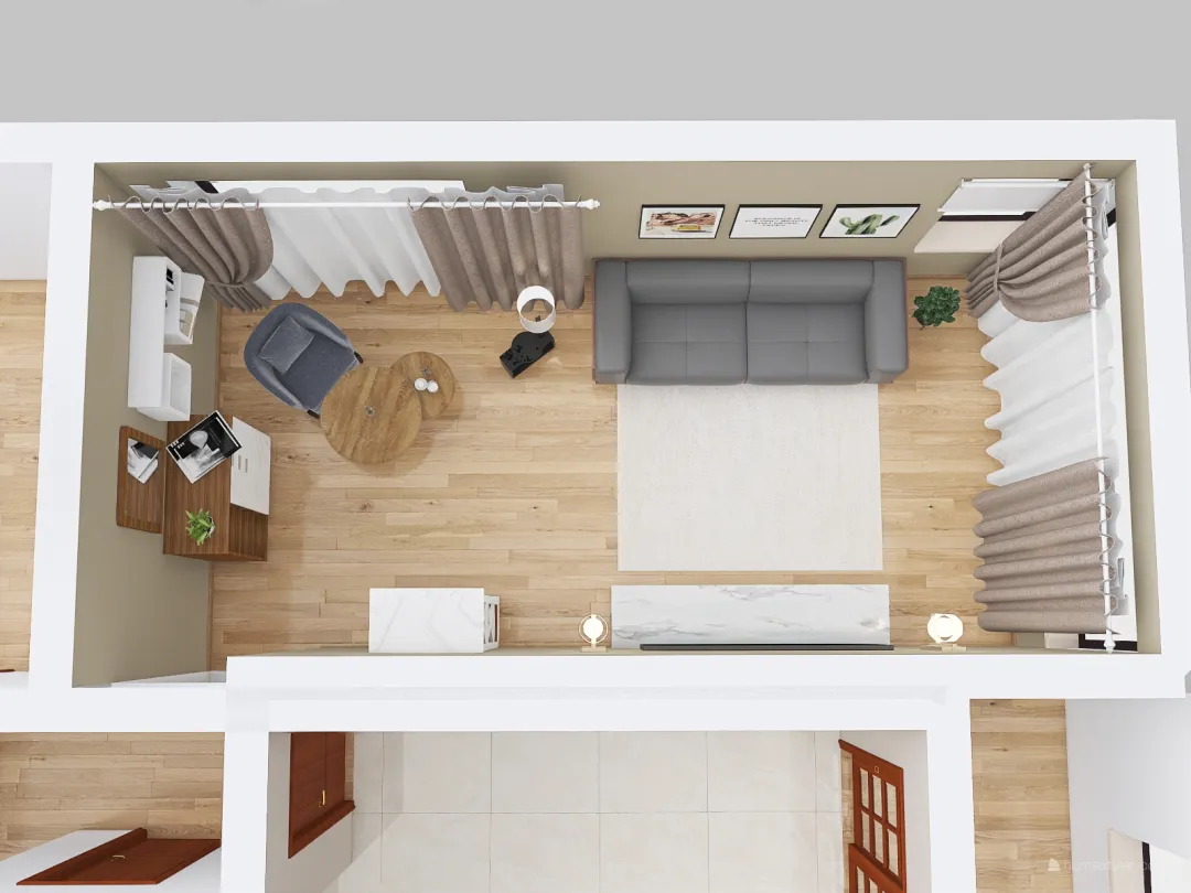 гостиная 3d design renderings