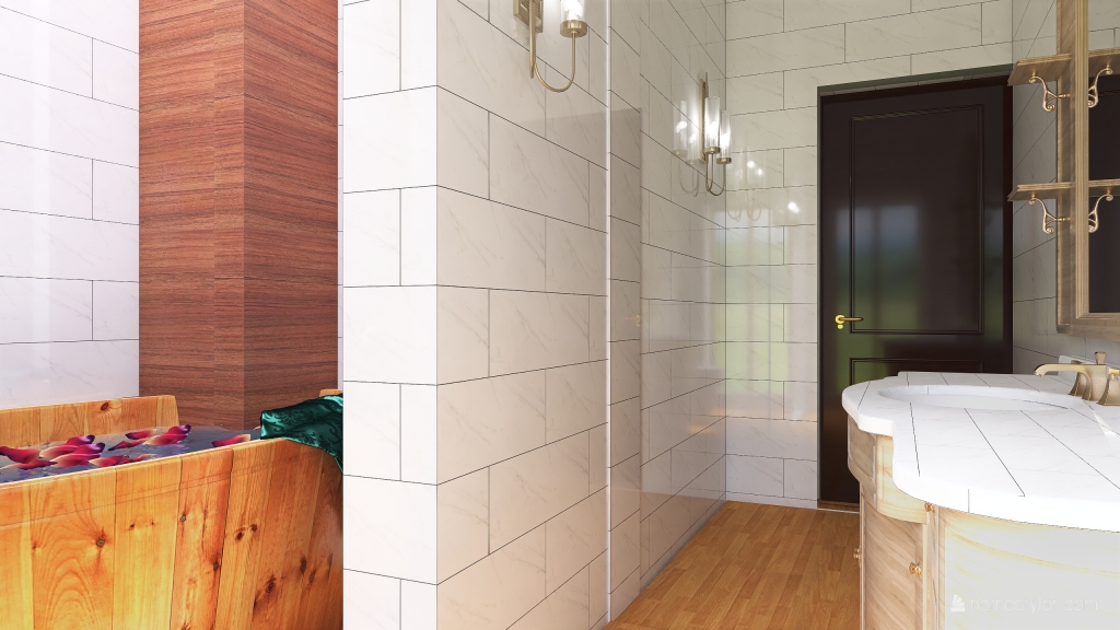 #HSDA2020Residential  Wooden House Far Away 3d design renderings