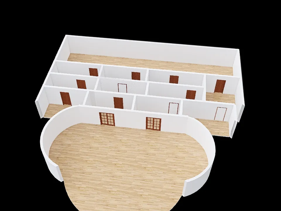 motel 3d design renderings