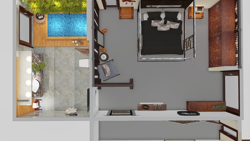 Zen Bathroom 3d design picture 179.55