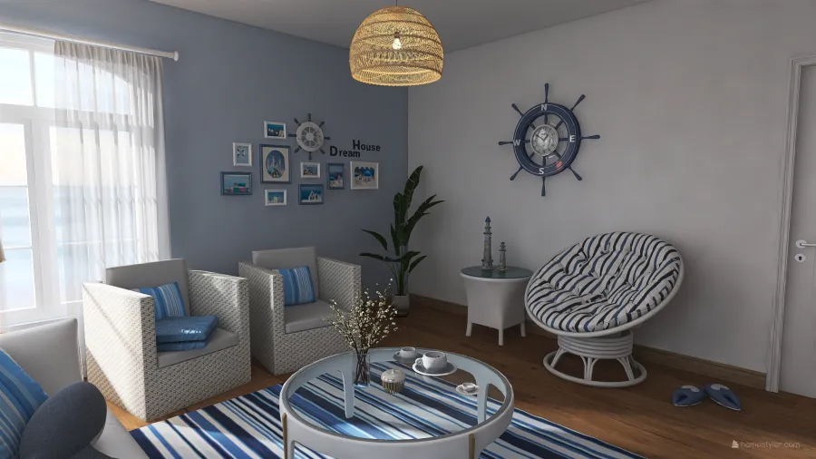 5 - Living Room 3d design renderings