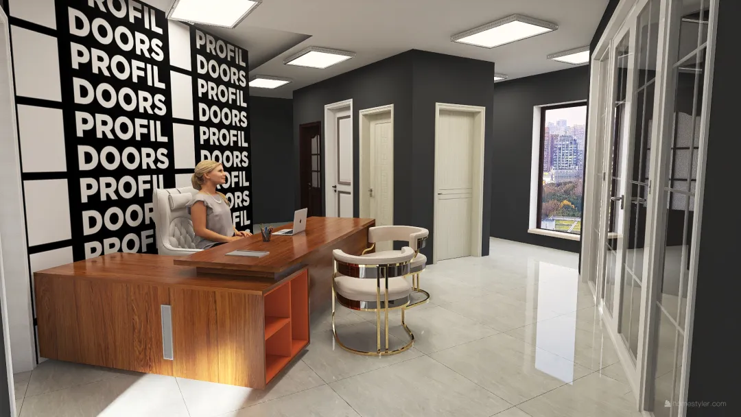 Copy of офис 3d design renderings