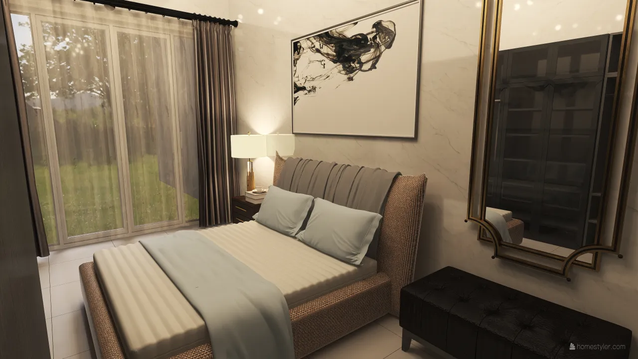 Bedroom 3d design renderings