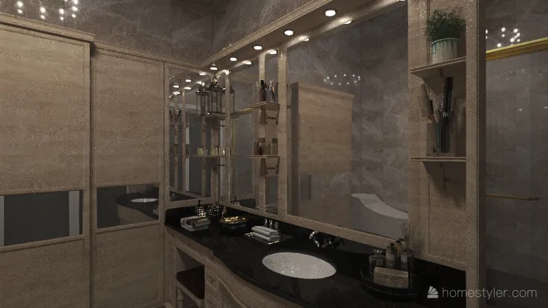 Bathroom 3d design renderings