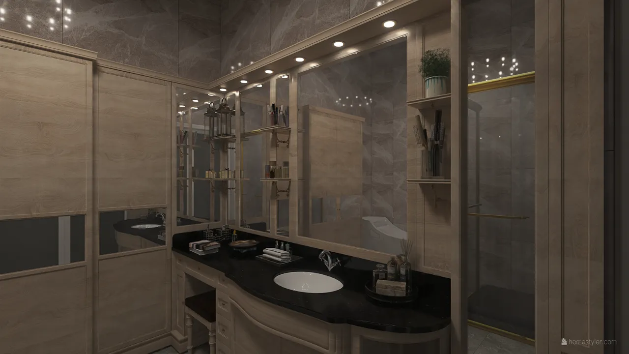 Bathroom 3d design renderings