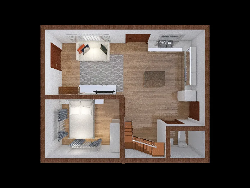 farmhouse 3d design renderings