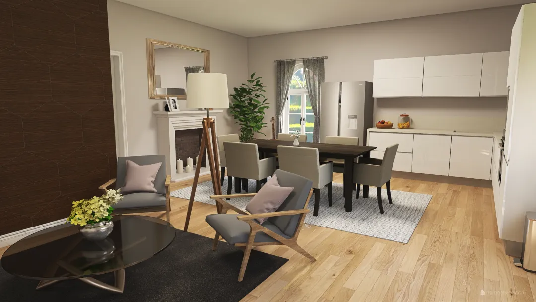 Family Apartment 3d design renderings