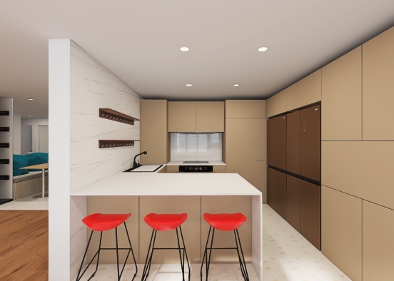 Hampton 11-Kitchen Design Rendering