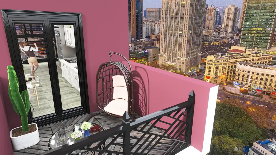 luxury student apartment 3d design renderings
