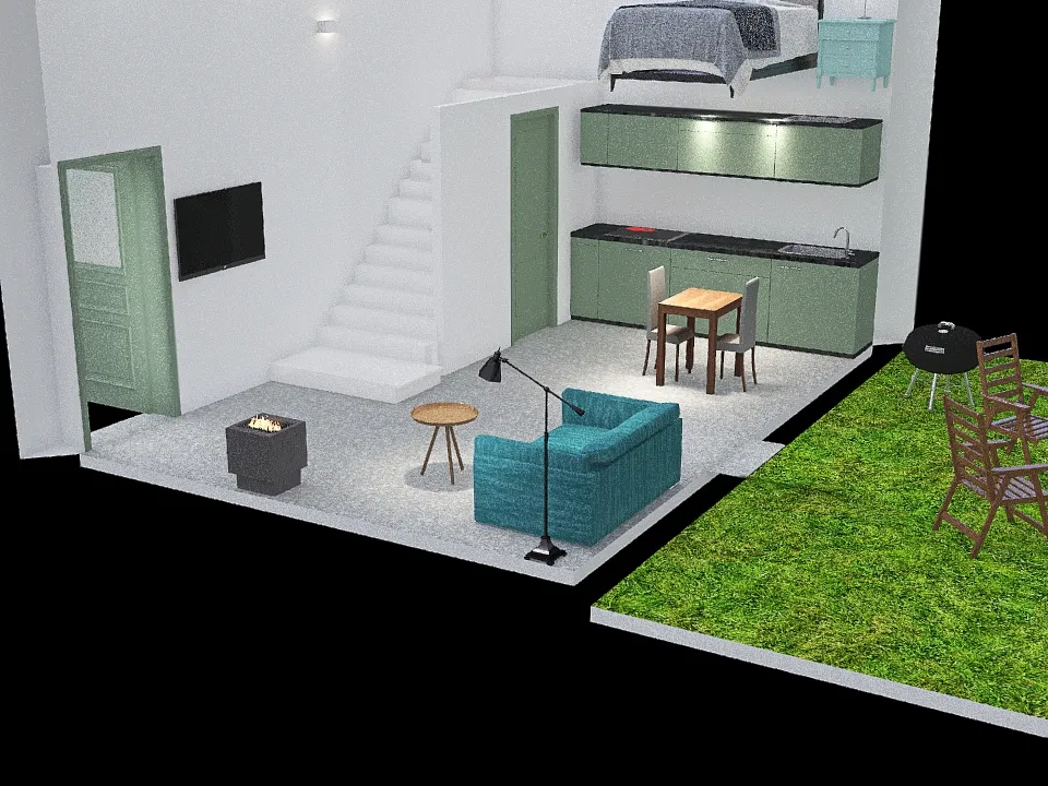 Copy of Shed - No Mezzanine 3d design renderings