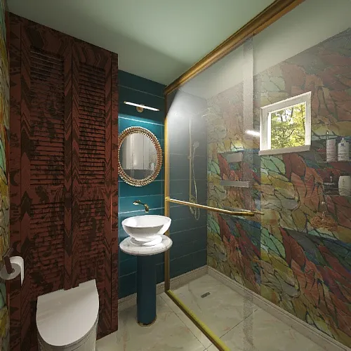 Bathroom for Annet 3d design renderings