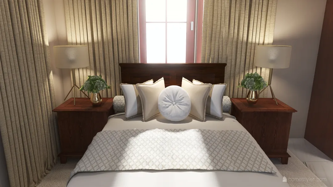 Bedroom #1 3d design renderings