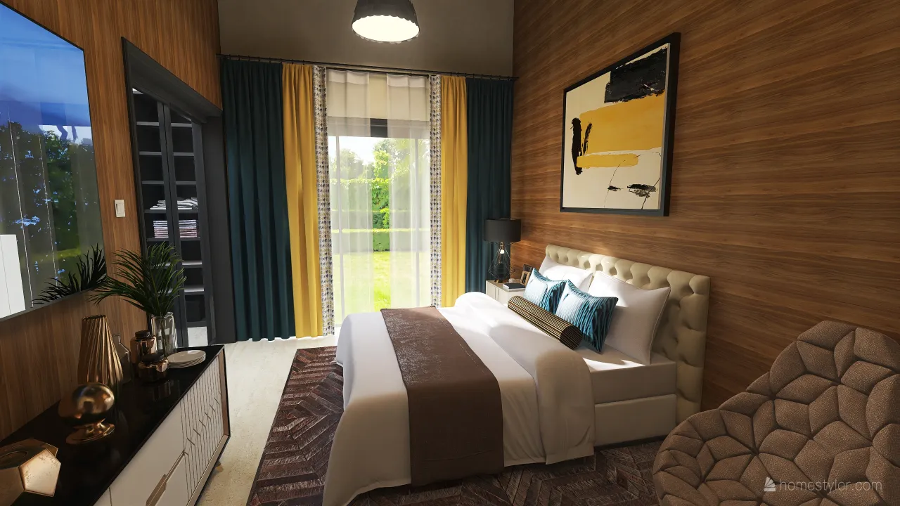 Bedroom 3d design renderings