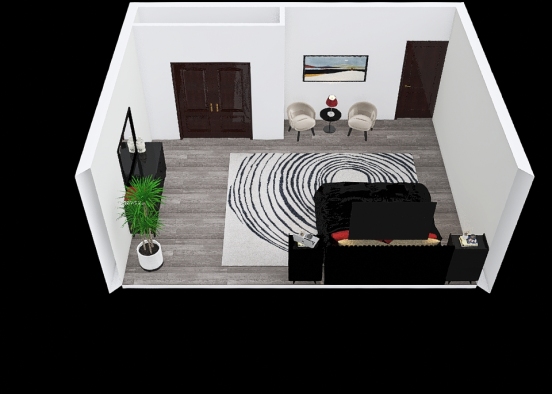 Heideman_Bedroom_Floor_Plan Design Rendering
