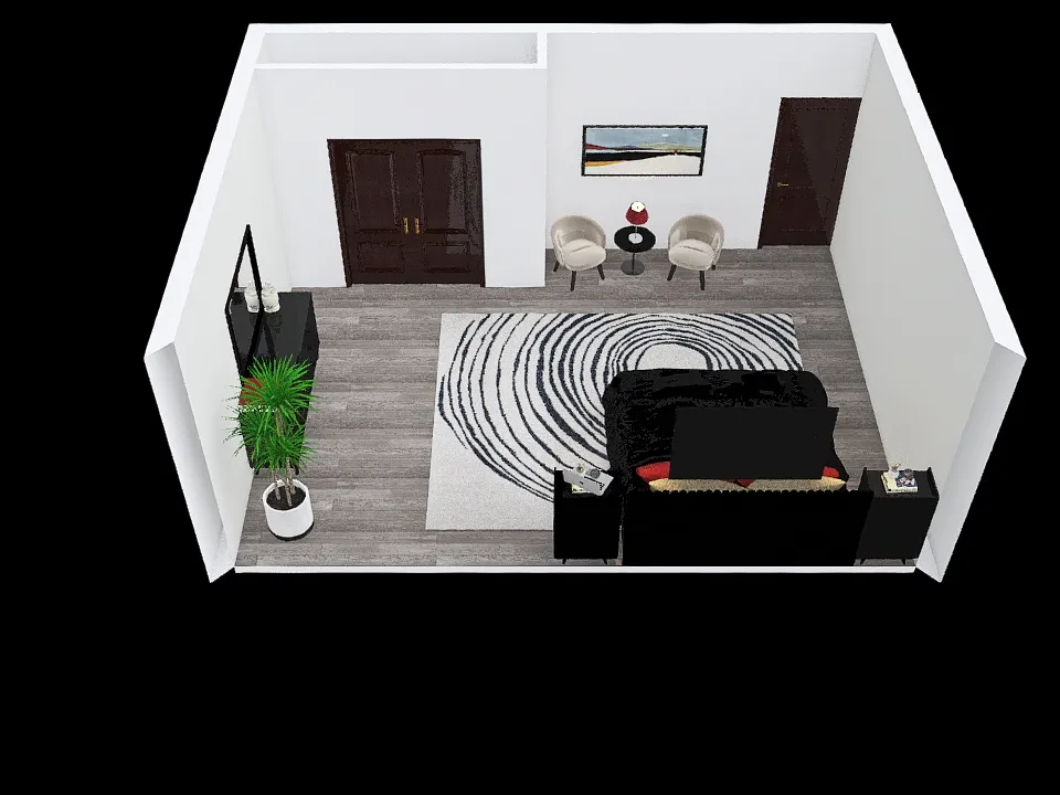 Heideman_Bedroom_Floor_Plan 3d design renderings