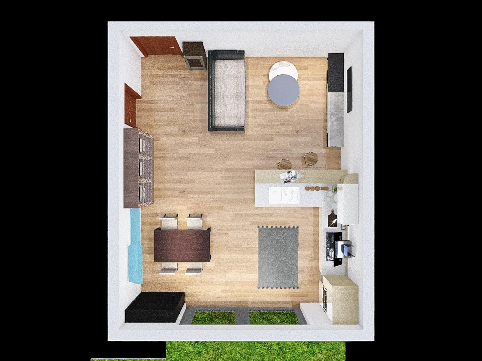 Milano House 3d design renderings
