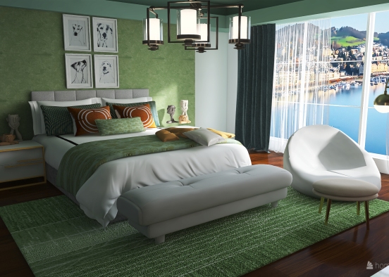The Green room Design Rendering