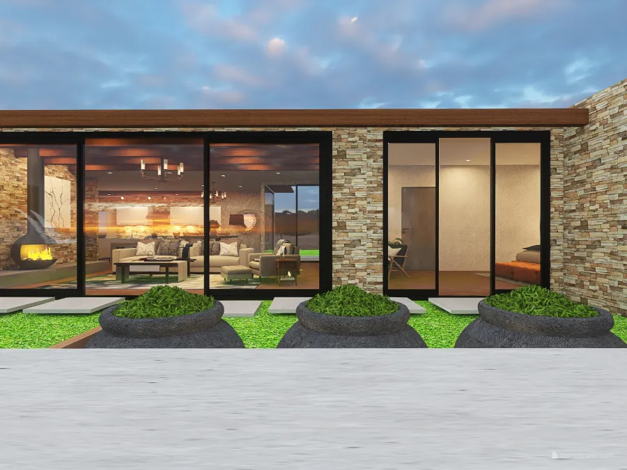 019| residence in Tuscany 3d design renderings