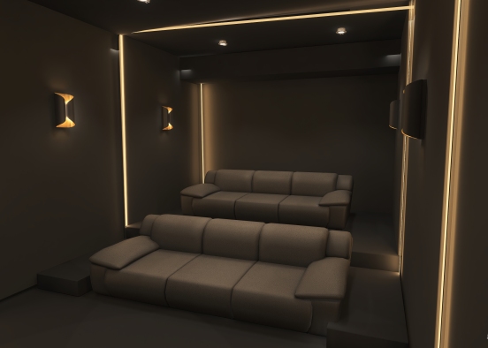 James Randall Cinema Room Design Rendering