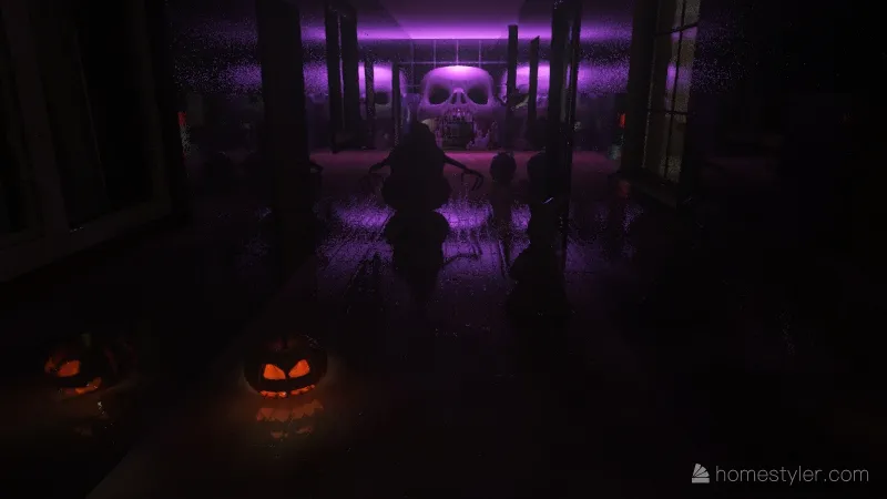 haunted house 3d design renderings