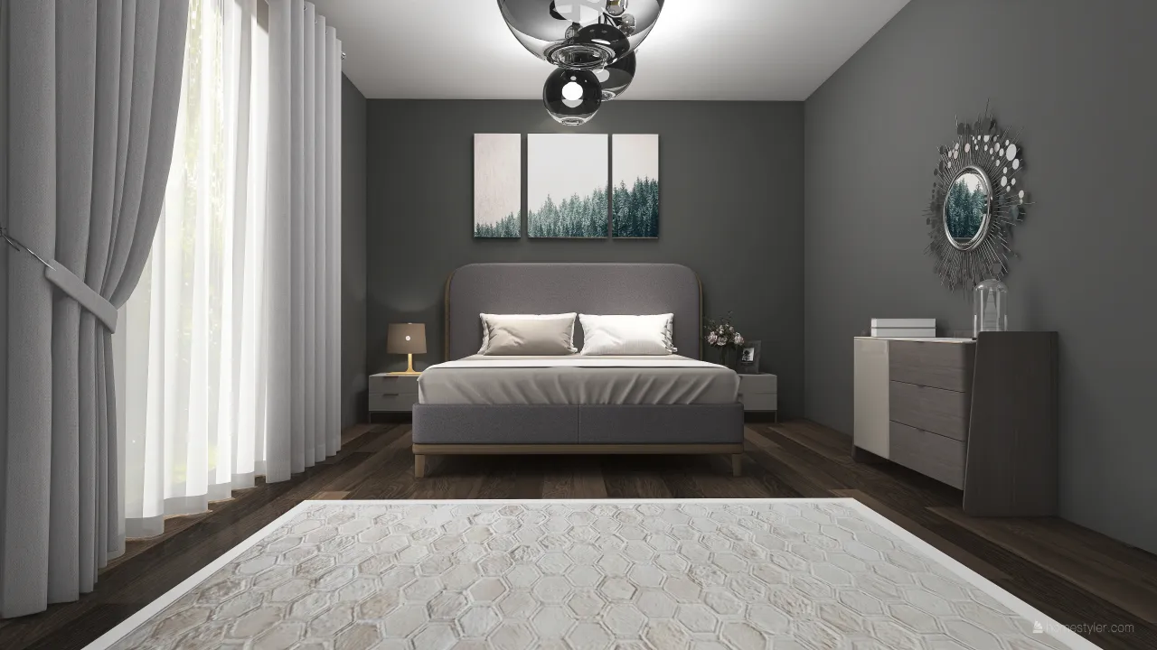 Bedroom 3d design renderings