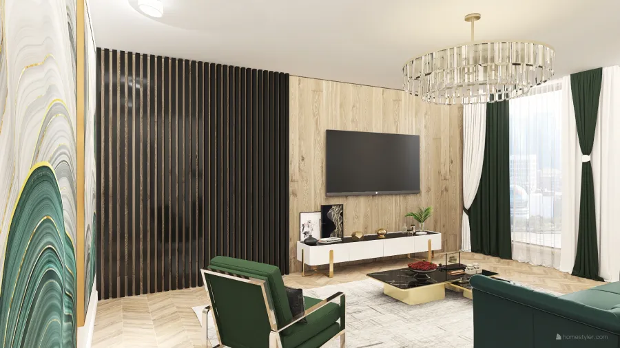 Living room SC 3d design renderings