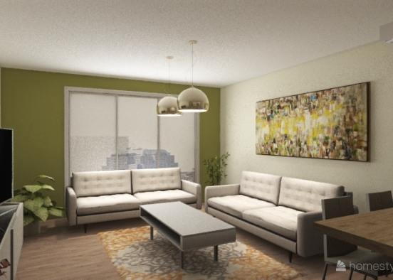 Modern apartment Design Rendering