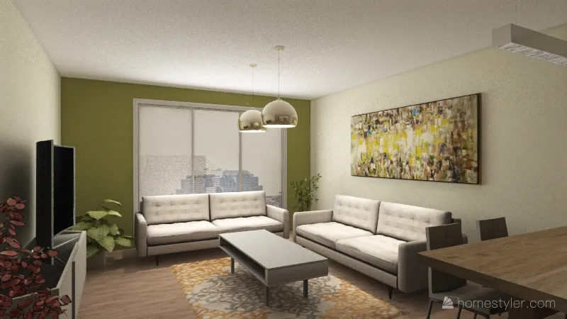 Modern apartment 3d design renderings