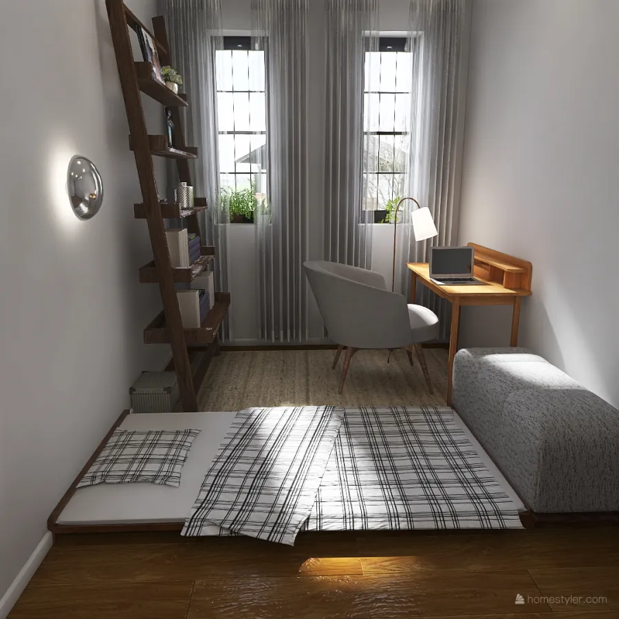 Bedroom: Nook 1 3d design renderings