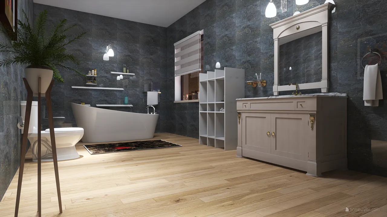 Bathroom 3d design renderings