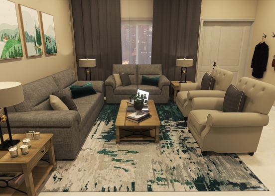 living room M Design Rendering