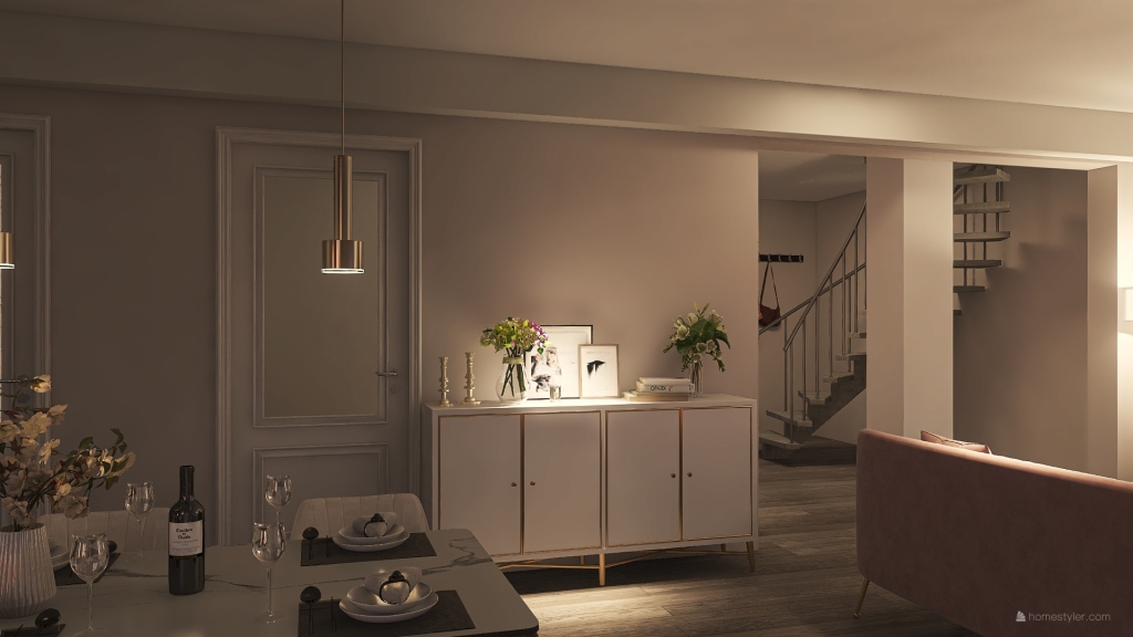 french house 3d design renderings