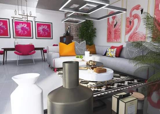 v2_Pink Room Design Rendering