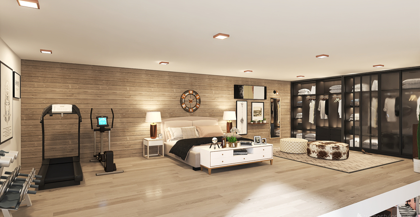 #HSDA2020Residential Loft in Paris Interior Design Render