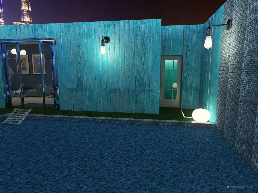 Pool house 3d design renderings