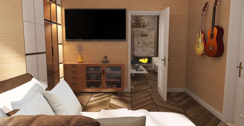 #HSDA2020Residential Cottage Interior Design Render