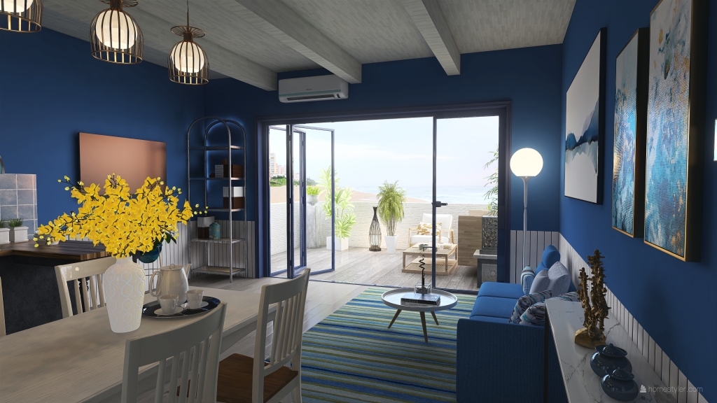 Seaside Retreat 3d design renderings