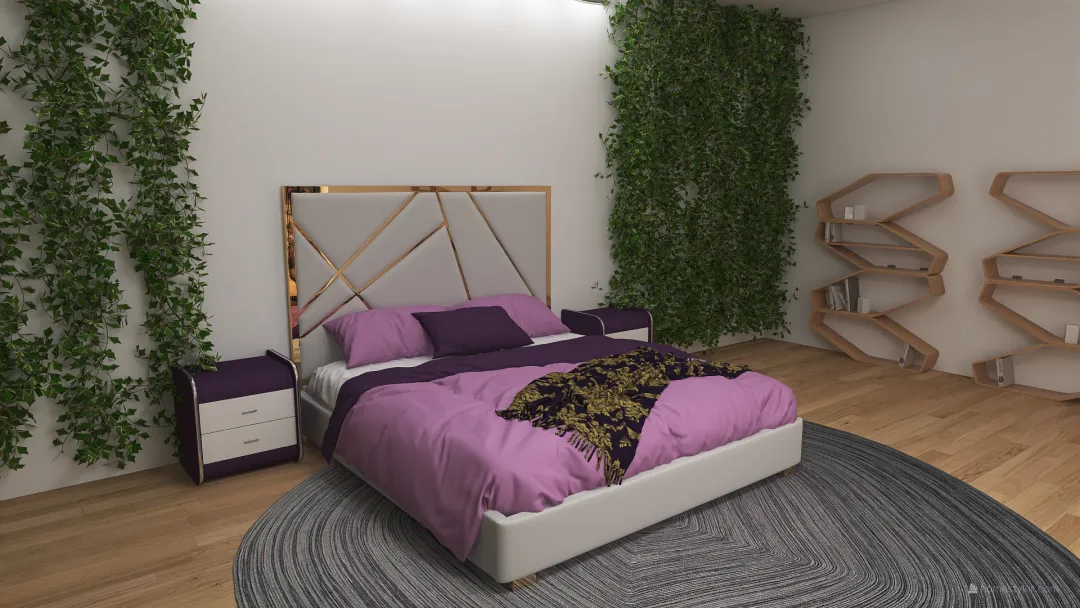 Lovely Bedroom 3d design renderings