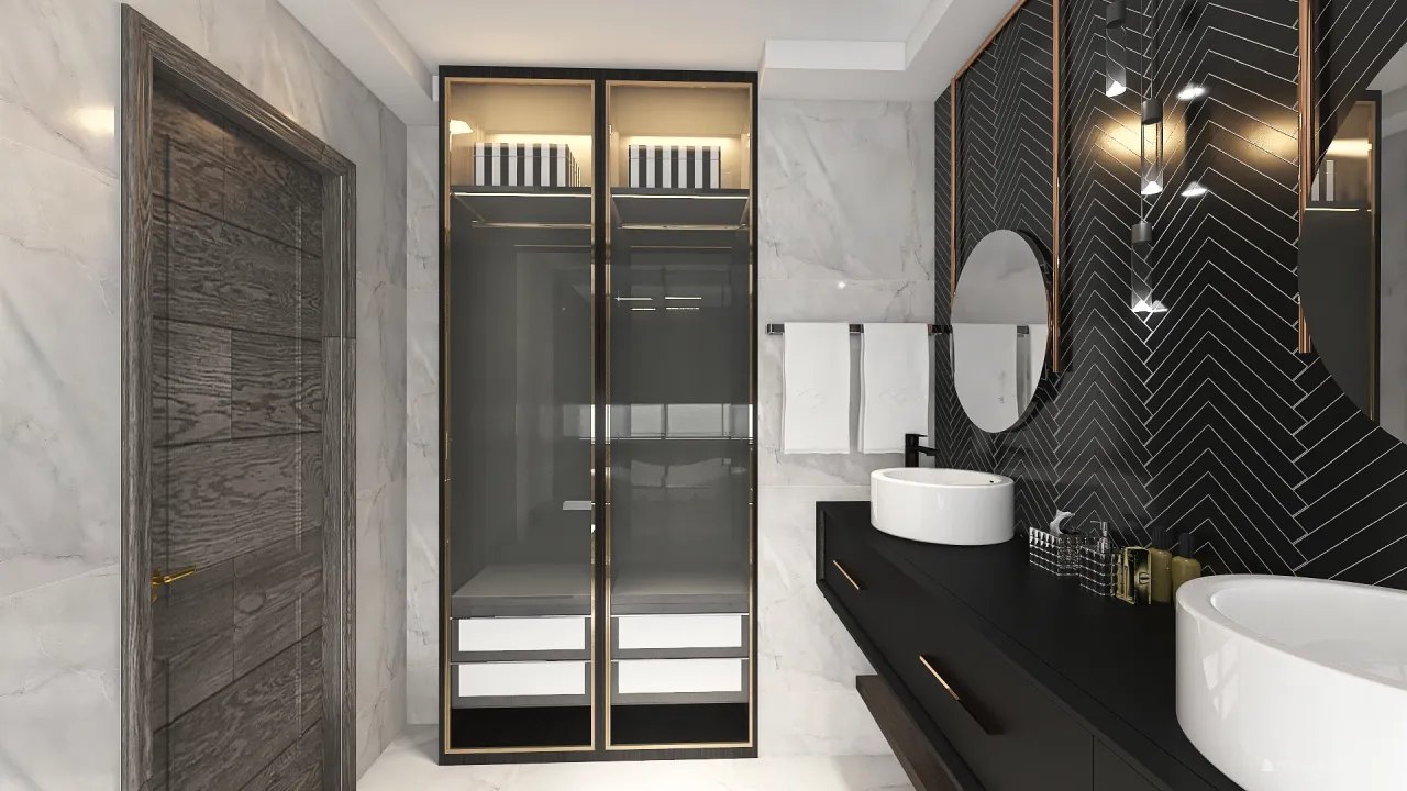 Bathroom 3d design renderings