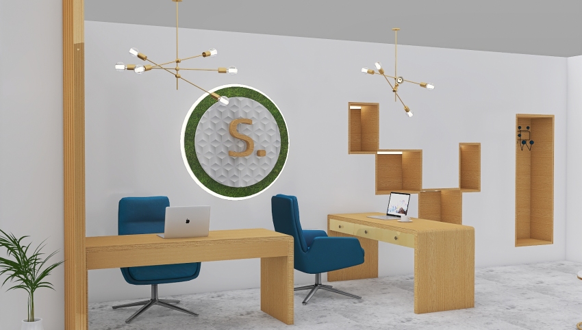 Luxe Office 3d design picture 41.87
