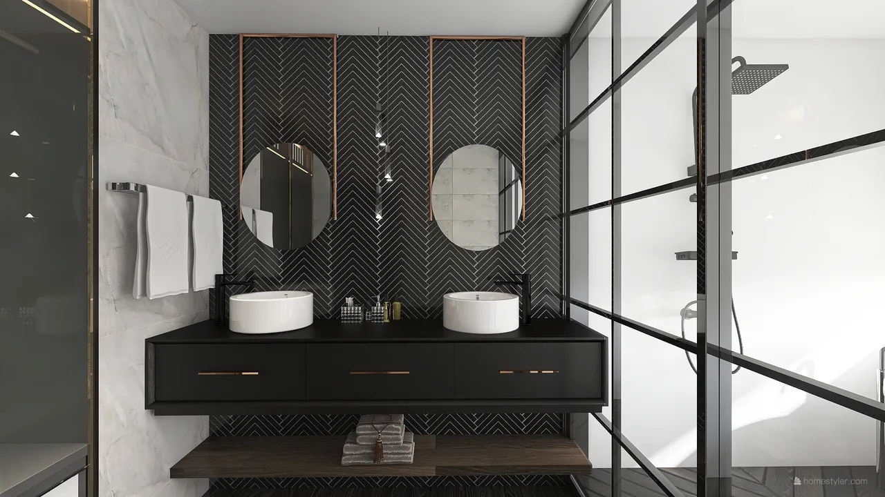 Bathroom 3d design renderings