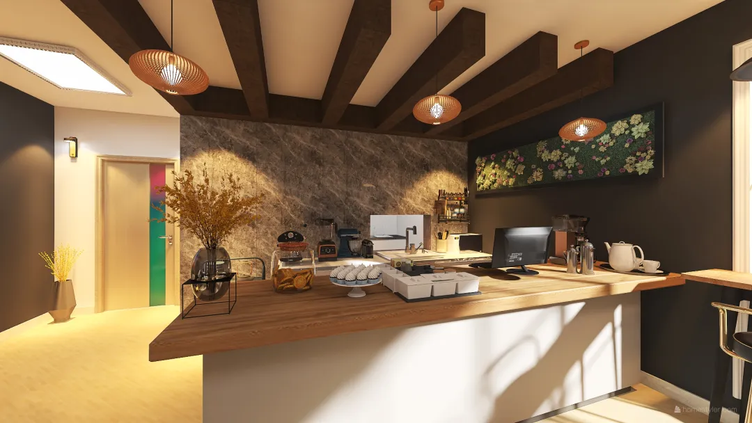 Coffee Shop Design #coffeeshop #coffee 3d design renderings