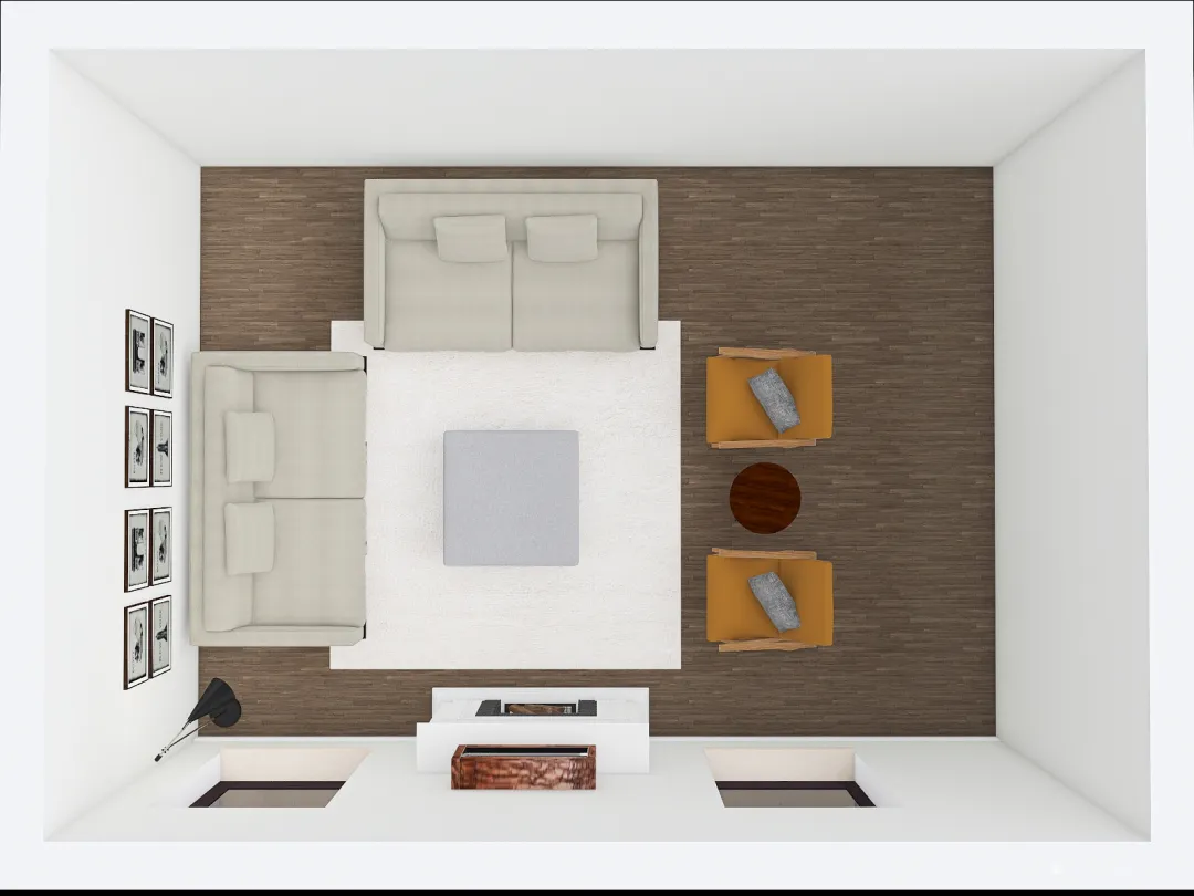 Lindsey's Living Room 3d design renderings