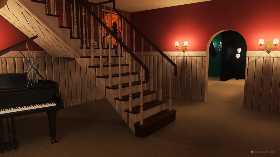 Haunted House 3d design renderings