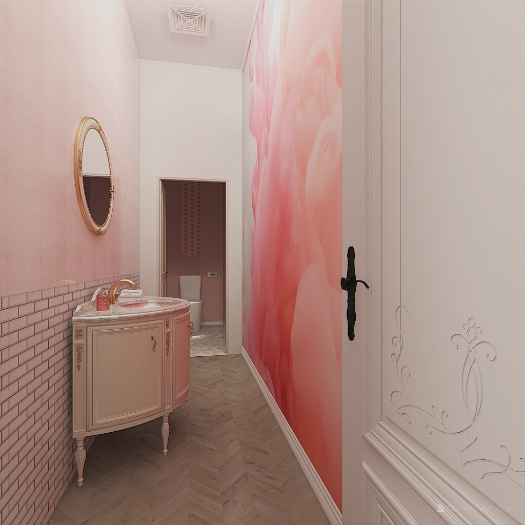 Modern StyleOther Purple Green Blue Orange Corridor 3d design renderings
