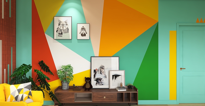 #HSDA2020Residential - Modern Contemporary - Cartoon Inspired Studio Interior Design Render