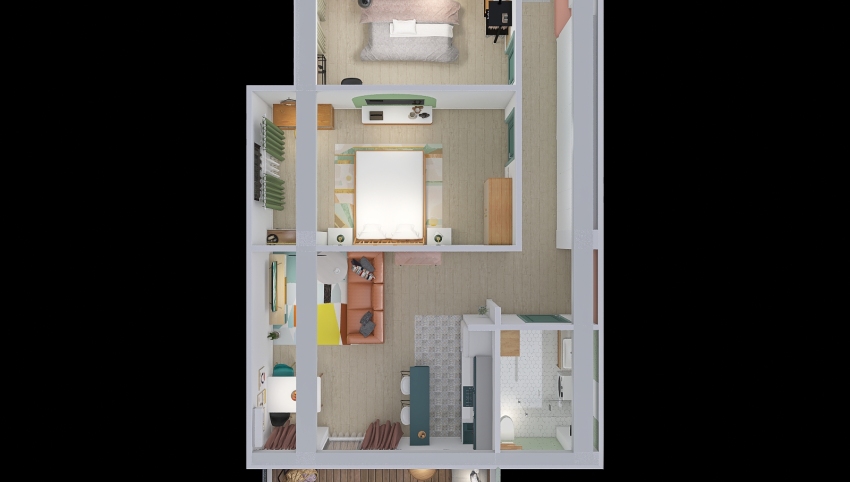 Too good for Airbnb - Flat 3d design picture 81.49